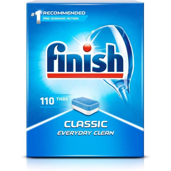 Finish Classic Dishwasher Tablets, Pack of 110 TabletsIs Discontinued By Manufacturer ‏ : ‎ No Product Dimensions ‏ : ‎ 11.69 x 7.76 x 4.02 inches; 3.84 Pounds Item model number ‏ : ‎ 4002448086079 Date First Available ‏ : ‎ April 6, 2015 ASIN ‏ : ‎ B00UAF9OSO Best Sellers Rank: #75,158 in Health & Household (See Top 100 in Health & Household) #143 in Dishwasher Detergent