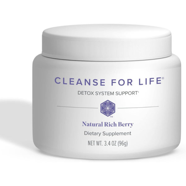 Isagenix Cleanse for Life - Powder Supplement for Cleanse Drink with No Laxatives or Diuretics - Support Metabolism with Vitamin B12 & Niacin - Natural Rich Berry, 3.4 Oz (16 Servings)