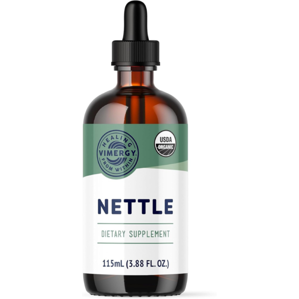 Vimergy Organic Nettle Leaf Extract, 57 Servings – Potent 10:1 Extract Liquid Drops – Supports Immune System Health – Supports Joint Health - USDA Organic, Gluten-Free, Non-GMO, Vegan & Paleo (115 ml)