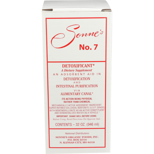 Sonne's Organic Foods - Sonne's No. 7 Detoxification, 32 fl oz Liquid