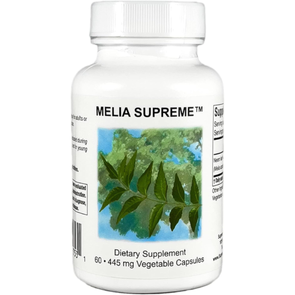 Supreme Nutrition Melia, 60 Pure Powdered Neem Leaf Vegetarian Capsules