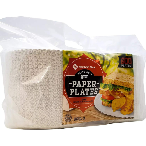 Heavy Duty 9" Paper Plate (600ct.)