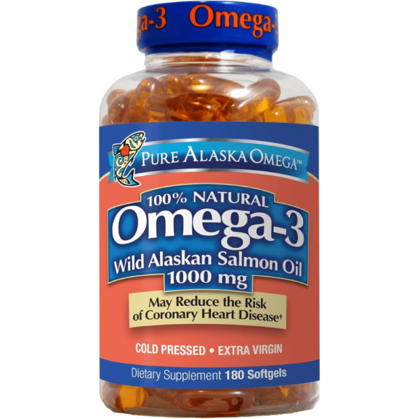 Trident Alaskan Salmon Oil, 1000mg, 180 ct. (Pack of 2)