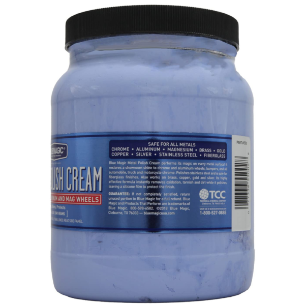Blue Magic 550 Metal Polish Cream, 72.oz