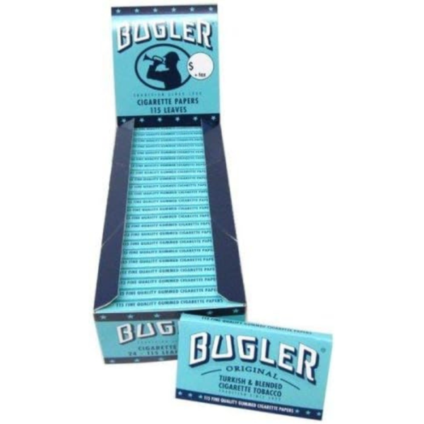 Bugler Rolling Papers Sw 115 Leaves / Book Box of Pack 24