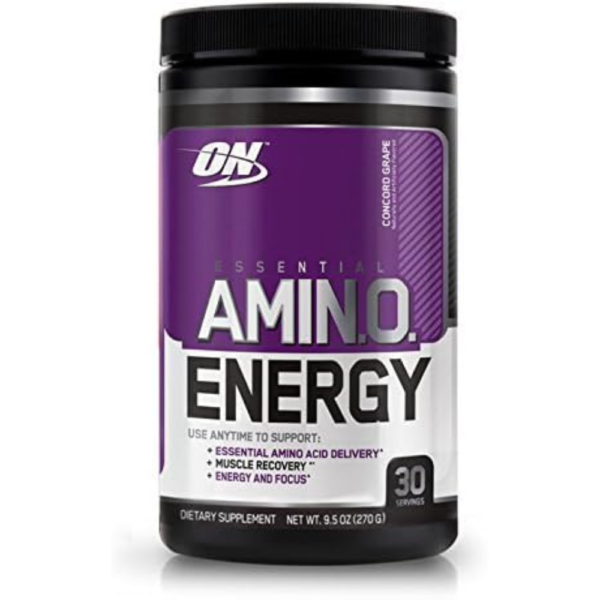 Optimum Nutrition Essential Amino Energy, Concord Grape 0.6 lb (270 g)
