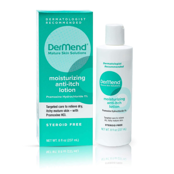 DerMend Moisturizing Anti Itch Lotion Target Care for Dry, Itchy, Mature Skin 8 Ounces