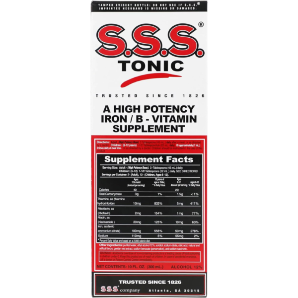 Sss Tonic Liquid 10 oz. (3-Pack)