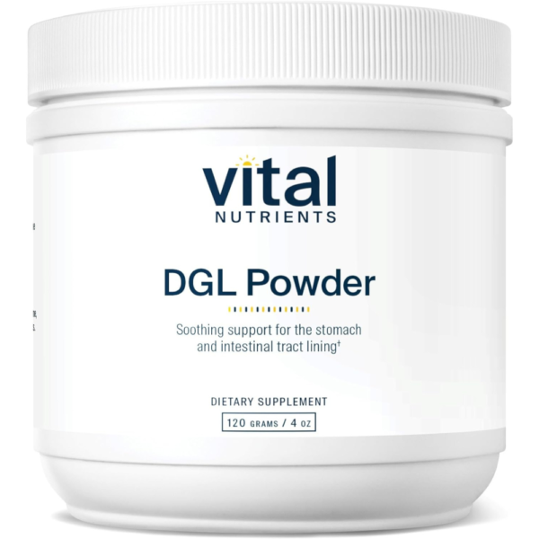 Vital Nutrients DGL Powder | Vegan Supplement | DGL Licorice Root Extract to Support Healthy Stomach Lining and Digestive Tract* | Gluten, Dairy and Soy Free | Non-GMO | 120 Grams